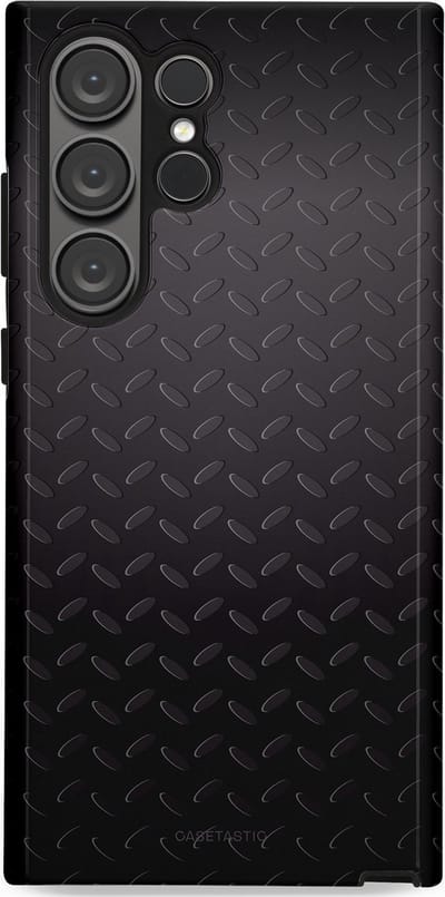 Casetastic Hoesje Geschikt voor Samsung S23 Ultra - Stijlvolle Beschermende Duo-layer Case - Geometaal