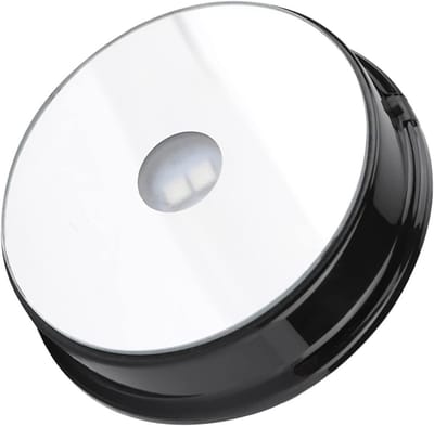 Verlichte Basis met 2 LED Lampen, Zeven Kleuren Wisseling, Perfect voor Glaskunst en Decoratie