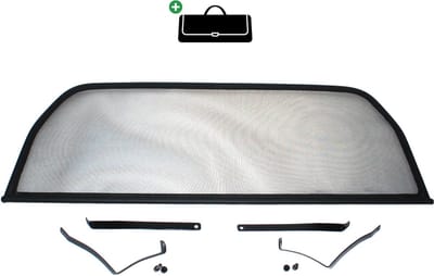 Windscherm Alfa Romeo Spider 105 115 | 1964 - 1994 | incl. luxe opbergtas | Zwart