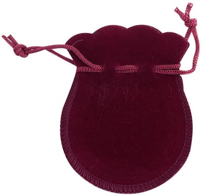 Allecto - Velvet Tassen - 100 Stuks - Perfect voor Geschenken - Diep Rood - Zakjes voor Feestjes - Ideaal voor Bruiloften en Verjaardagen