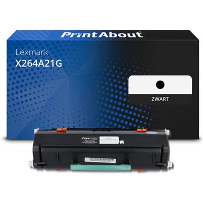 PrintAbout huismerk Toner X264A21G Zwart Geschikt voor Lexmark