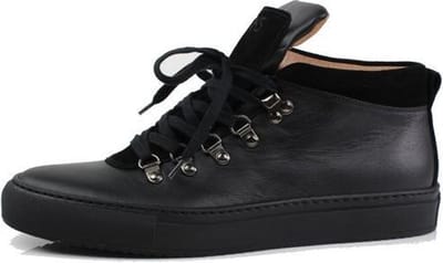 Kobe sneaker Hiker mid top lace zwart