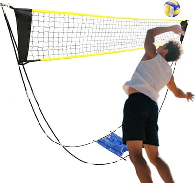 Badminton Net - Sportnet Tennisnet - Buiten Sporten - Opvouwbaar Lichtgewicht - 300 x 153 cm - Niet gespecificeerd