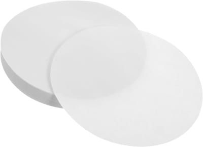 100 Stuks Kwaliteitsfilterpapier voor Laboratoria - Asvrij Filterpapier Schijven voor Medium Filtratie en Precisie Analyse
