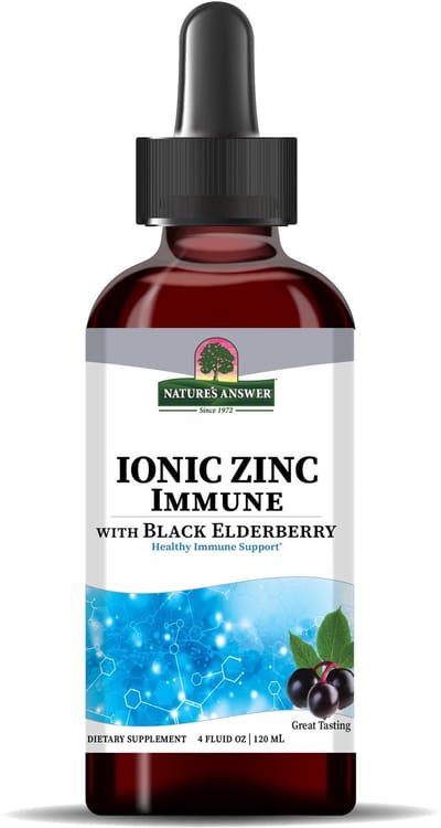 Ionic Zinc Immune met Black Elderberry – 120 ml