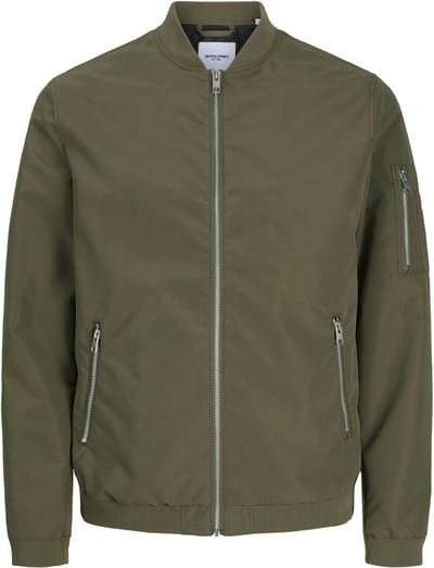Jack & Jones Jas Jjerush Bomber Noos 12165203 Dusty Olive Mannen Maat - L