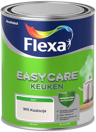Flexa - Easycare Keuken - Wit Kastanje - Mengverf - 1 L