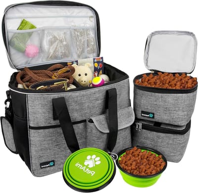 Huisdier Reistas - Dieren Tote Organizer - Weekendje Weg - Airline Goedgekeurd - 33 Liter - Grijs
