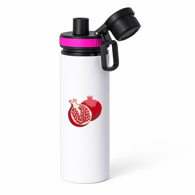 Hacebo® - Dragon fruit waterfles met draaidop roze - Fruitschaal - Fruit liefhebbers - pitaya - vrucht - gezond eten - water fles - 850ML