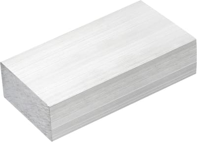 sourcing map Vierkante aluminium platte staaf, 2,5 cm dikte 5 cm breedte 10 cm lengte vierkante aluminium staaf 6061 aluminium platte plaat, 25 x 50 x 102 mm T6511