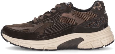 Gabor Gabor Rollingsoft Sneakers bruin Suède