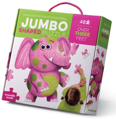 Crocodile Creek Jumbo Puzzel Olifant - 48 stukjes