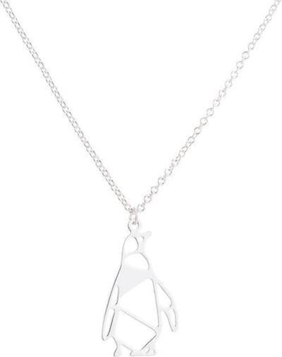 24/7 Jewelry Collection Pinguïn Ketting - Pinguin - Penguin - Zilverkleurig
