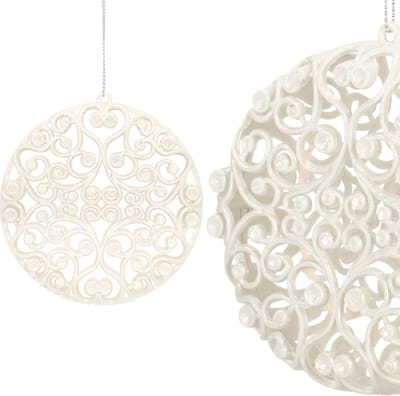 Springos Kersthanger | Kerstversiering | Kerstdecoratie voor binnen | Rond | 9 cm