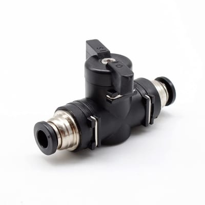Dailygoods - 6 mm Pneumatische Connector - Rechte koppeling voor perslucht en vloeistof