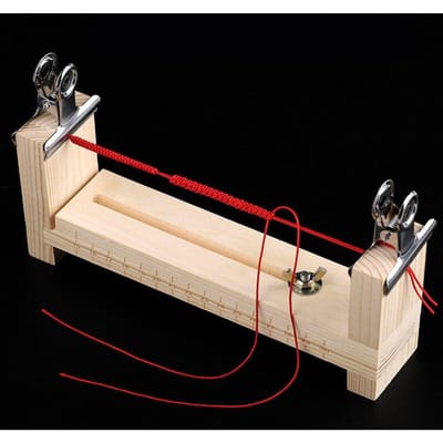 Doe-het-zelf Armband Rood Touw Massief Hout Vlechtframe Handgemaakt Vaste Gereedschappen Gevlochten Touw Artefacten Vaste Plaat
