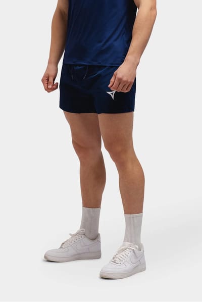 Breaking Limits Short Pro Edition Heren – 2-in-1 Compressie – Premium Trainingsshort – Navy Blue – Maat XL