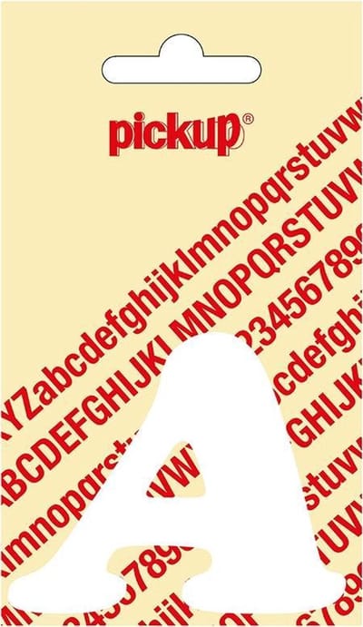 Pickup plakletter CooperBlack 60 mm - wit A