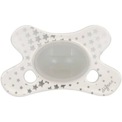 Difrax - Natural Speen - 0 tot 6 Maanden Speen - Glow in the Dark - 1 stuk