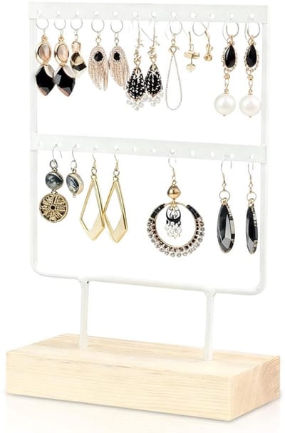 VT Goods - Oorbel Stand Display - Oorbellen Organizer - Houten