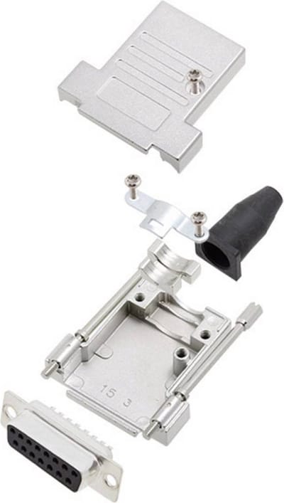 Amphenol L17DTSL09-RG-LJS-T+L77SDE09S D-sub female connectorset 180 ° Aantal polen: 9 Soldeerkelk 1 stuk(s)