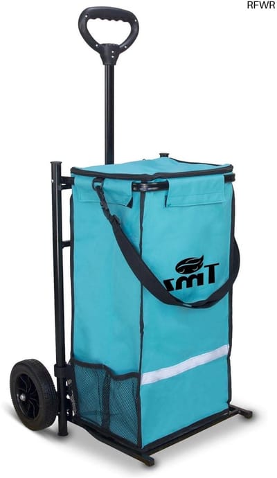 RFWR® Opvouwbare Boodschappentrolley met Koelvak, 3-in-1, Verstelbaar en Ruim, 45L