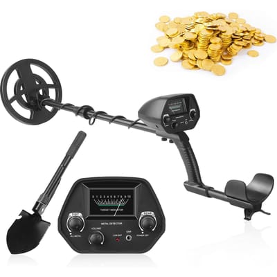 Ondergrondse metaaldetector Metaalzoeker Gouddetector Treasure Hunter Gold Digger Draagbaar metaal With Shovel