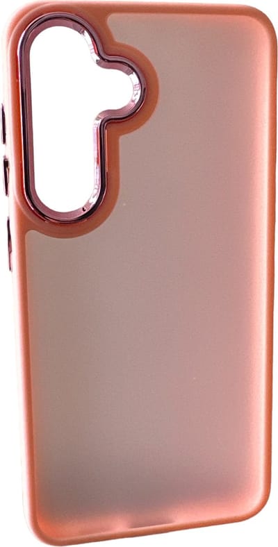 Backcover Military - Geschikt voor: Samsung Galaxy S24 -Stevige Case met Soft TPU-bumperranden - Roze