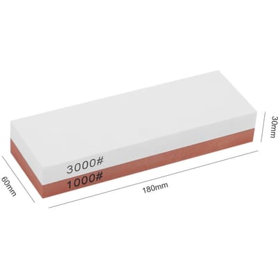 1000 6000 Grit Slijpsteen Dubbelzijdige Slijpsteen voor Buitenkeuken MesSlijper Wetsteen 1000&3000 white