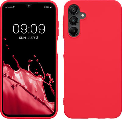 kwmobile telefoonhoesje geschikt voor Samsung Galaxy A15 5G - Hoesje voor smartphone - Back cover in neon roze