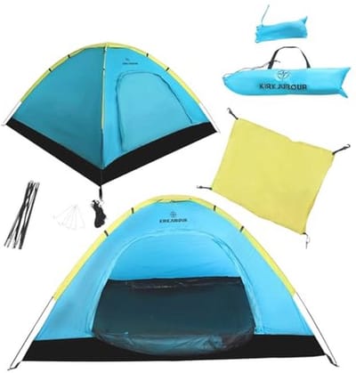 2-Persoons Campingtent: Waterdicht, Lichtgewicht en Stabiel met Beschermingsfactor 50+