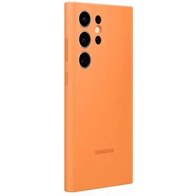 Samsung Siliconen Hoesje - geschikt voor Samsung Galaxy S23 Ultra - Oranje