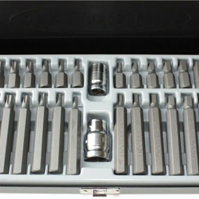 Hoogwaardige Bitset zeskant zeskantsleutel met S2 Staal en 3/8 Inch Aandrijving - Duurzaam, Industrieel en Veelzijdig Gereedschap voor Professioneel Gebruik