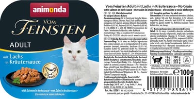 Animonda Vom Feinsten Adult - Graanvrij Zalm - 32 x 100 g