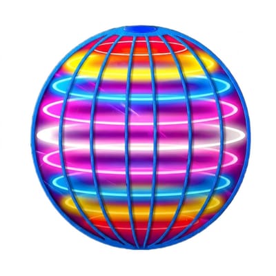 NordHaus Flying Spinner Bal - Handgestuurde Vliegende Bal - LED Cosmic Globe - 360° Rotatie - 3 Stuks 9,5 cm