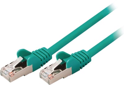 Valueline VLCP85121G100 Cat5e Sf/utp Netwerkkabel Rj45 (8/8) Male - Rj45 (8/8) Male 10.0 M Groen