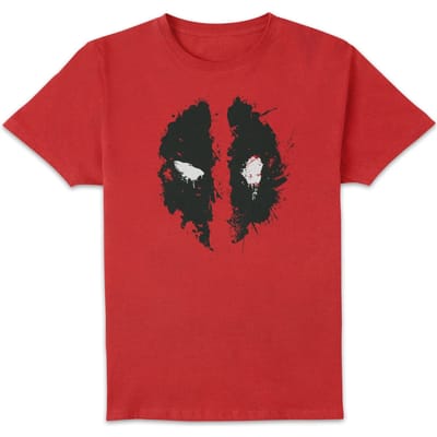 Marvel Deadpool Splat Face T-Shirt - Rood - XL
