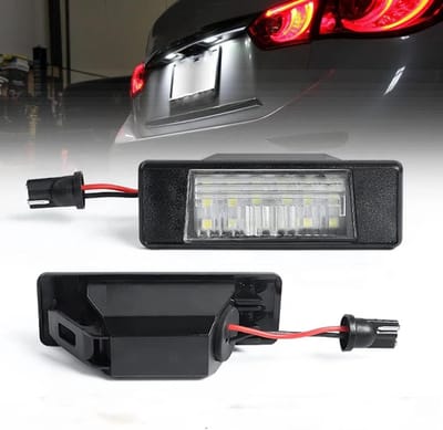 LED Kentekenplaatverlichting - Nummerplaatverlichting Set - Auto Verlichting - Plug and Play - 11.3 x 6.3 x 4.6 cm - Wit