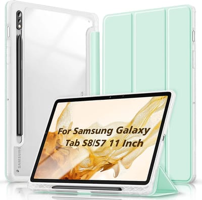 Hoesje geschikt voor Samsung Galaxy Tab S7 11 inch SM-T870, SM-T875, SM-T876B Hoes Smart Cover Bookcase Case Magnetisch Inklapbaar