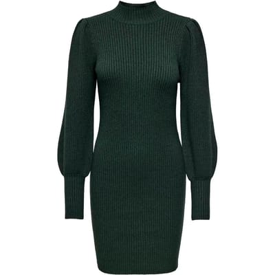 Comfort fit gebreide jurk van viscosemix, model 'KATIA'