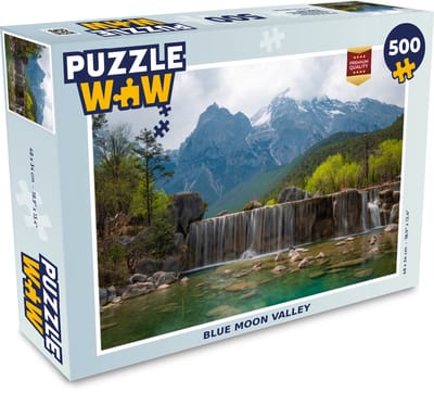 Puzzel Waterval - Amerika - Blue Moon Valley - Legpuzzel - Puzzel 500 stukjes