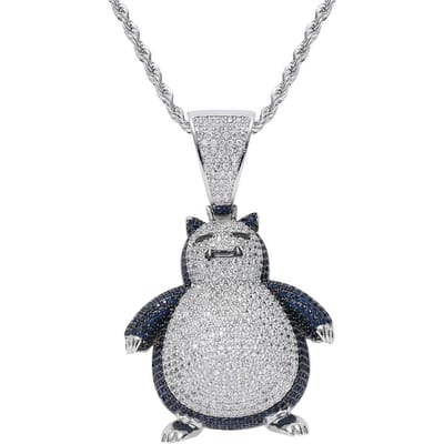 Collier Européen et Américain Homme Pokémon Pokémon Pendentif Pokémon gray