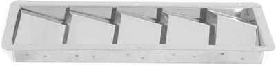 Ventilatieroosters - Roestvrij staal - Waterbestendig - Gegoten 316 - 325 x 110 mm - Zilver