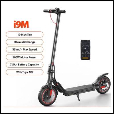 Opvouwbare Elektrische Step voor Volwassenen – 500W – 35 km/u – 25–30 km Actieradius – 10 inch Banden – 42V / 7.5Ah Accu – Snel Oplaadbaar – Draagbaar & Lichtgewicht