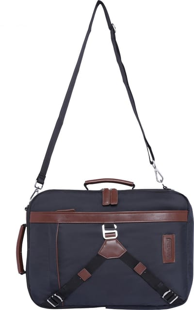 Gladiator - 3 in 1 Convertible Rugzak - Zwart Bruin - Black Bruin - Laptoptas - Tas - Kantoortas - Professional Breifcase - Backpack - Rugtas - Crossbodytas - Schoudertas - Shoulder bag - 18L