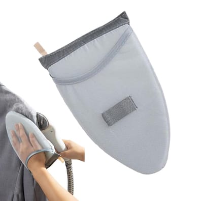 Stoomstrijkhandschoen - Strijkstomer - Kleding Stomen - Hittebestendig Materiaal - 25 x 14 cm - Grijs