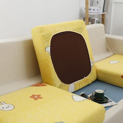 Bladeren Elastische Bank Zitkussenhoes Gedrukt Bankhoes Half Pack Bank Stretch Hoes Funiture Protector 1 /2 /3 /4 zits Back cushion cover