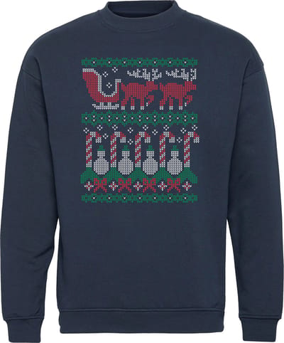 Kersttrui Ugly Holiday | Foute Kersttrui Dames Heren | Kerstcadeau volwassenen | Kerst | Navy | maat M