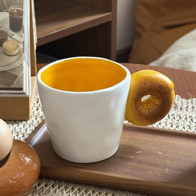 Vaisselle à Pain Français Ins Céramique Croissants Tasses Tasses en Céramique Tasses à Eau Ménagères Tasses à Petit Déjeuner Tasses à Café 250ml black