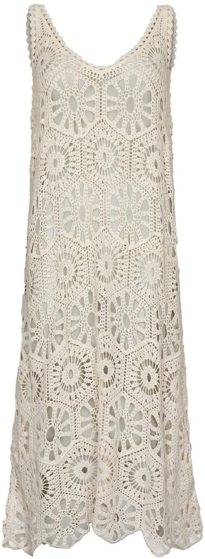 Pastunette - Cover-up / Jurk - Savanna - Offiwhite - Katoen - One Size